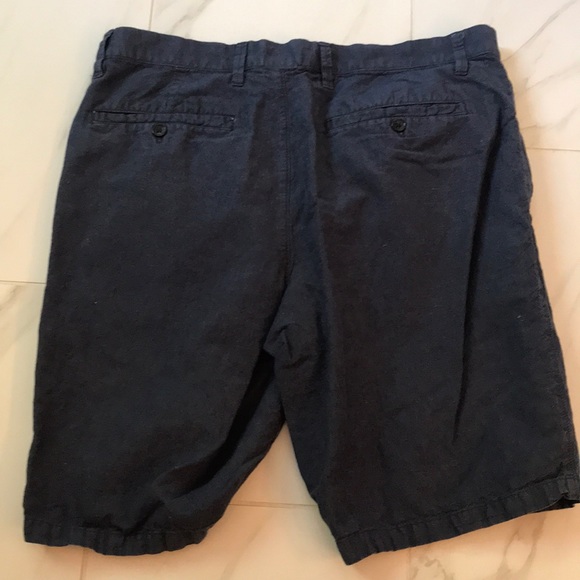 Men’s GAP Navy Linen Shorts - size 36 - Picture 5 of 5